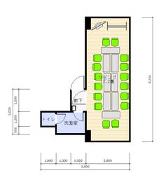 ブルースペース神田（貸スペース） 貸会議室・研修・撮影の間取り図