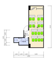 ブルースペース神田（貸スペース） 貸会議室・研修・撮影の間取り図