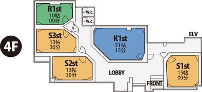 スタジオパックス 北千住店 K1スタジオの間取り図