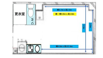 《VILLENT西梅田》 《VILLENT梅田ダンススタジオ402》の間取り図