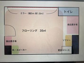 スタジオディライツ町田 スタジオディライツ町田　（ダンススタジオ）の間取り図