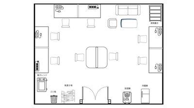 ハッピースクールビル HSビル・ワーキングスペースの間取り図