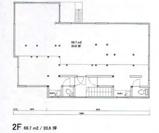 赤坂見附 戸建（2階部分） 多目的サロン シルビーの間取り図