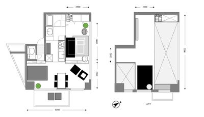 SHINJUKU#1 | シンジュク#1 LAG SPACEの間取り図