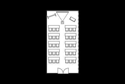 AP大阪淀屋橋 Hの間取り図