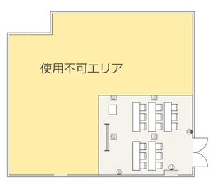 リファレンス広島小町ビル貸会議室 komaB02 TypeAの室内の写真