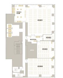 リファレンスヒューリックスクエア福岡天神貸会議室 HS404の室内の写真