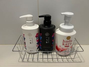 シャンプー・コンディショナー・ボディソープ - レンタルサロンCOTA2ndの設備の写真