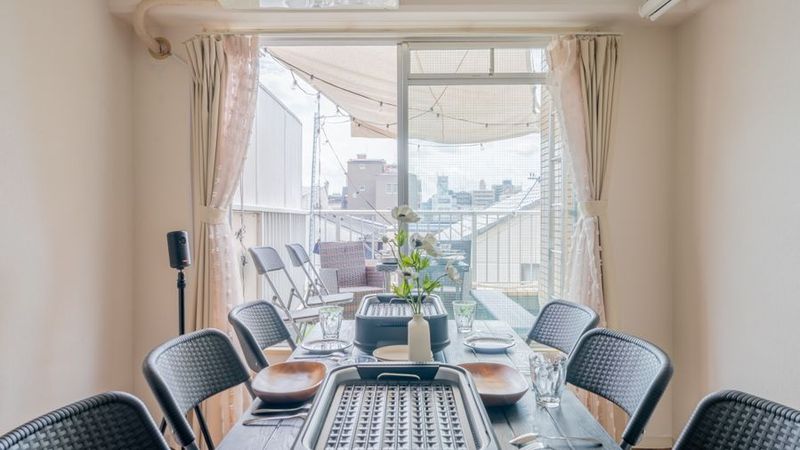 【ハヌル四条河原町】室内＆テラスバーベキュー🍖最大15名✨ - 烏丸駅2分♪四条駅4分♪パーティー/撮影/レンタルスペース