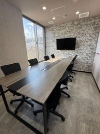 いいオフィス武蔵小山 by リンクフロンティア 8名会議室（Room A）の室内の写真