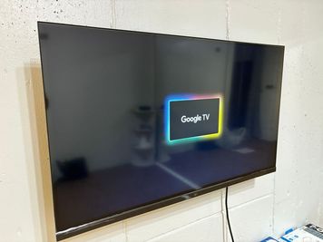 モニターはチューナーレスのGoogleTVです♪ - ハルのお気軽ちょい練スタジオ　お気軽スペースHARU ハルのお気軽ちょい練スタジオ　天文館樋之口町　お気軽スペースハルの設備の写真