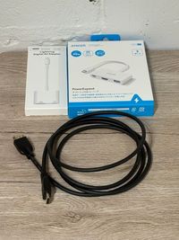 スマホとモニターをつなぐケーブルを準備しております♪ - ハルのお気軽ちょい練スタジオ　お気軽スペースHARU ハルのお気軽ちょい練スタジオ　天文館樋之口町　お気軽スペースハルの設備の写真