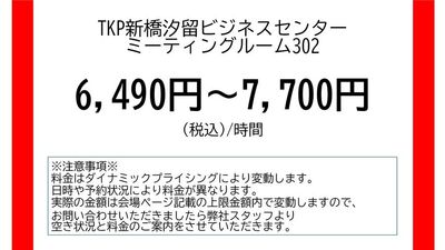 TKP新橋汐留ビジネスセンター ミーティングルーム302の室内の写真