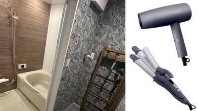 【有料エリア】🚿シャワー室🚿
ドライヤー・ヘアアイロン利用含む - キャバリアール川越　レンタルスペース【CavalieR】 🐶ドッグラン🐶キャバリアール川越【CavalieR】の室内の写真