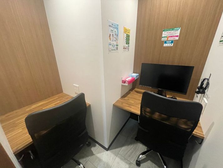 いいオフィス品川 2名個室（ブース13）7階の室内の写真