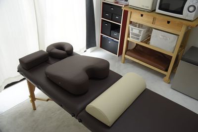 フェイスマット・バストマット・フットクッション・枕 - レンタルサロンCOTA2ndの設備の写真