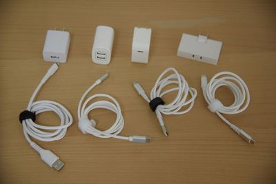 各種充電ケーブル - レンタルサロンCOTA2ndの設備の写真