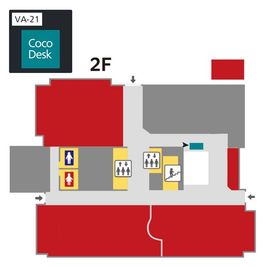 渋谷メトロプラザのフロアマップ - CocoDesk [VA-21] 渋谷メトロプラザ　2F　２１番ブース CocoDesk [VA-21] のその他の写真