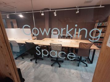 い居場所　GOSE コワーキングスペース内　指定席Bの入口の写真