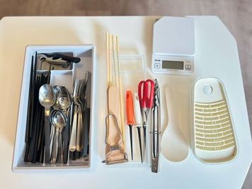 カトラリー類・調理器具 - 【THEATER淀川】 十三駅徒歩5分｜女子会｜ホムパ｜設備充実｜夜景🌃淀川 [76]の設備の写真