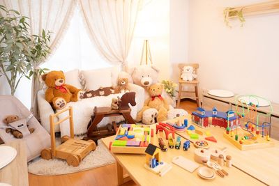 お子様が喜ぶおもちゃもたくさん🧸 - Moff room《名古屋店》 ＼NEW OPEN🎊／1〜18名様用ママ会向けスペース🧸の室内の写真