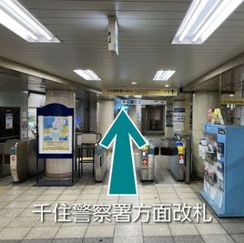 コマ地図① - CocoDesk [HQ-21] 北千住駅　出口1方面　２１番ブース CocoDesk [HQ-21] のその他の写真