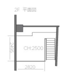 スペース2階図面 - azabujuban gallery plus 麻布十番ギャラリープラス　レンタルギャラリー・スペースの室内の写真