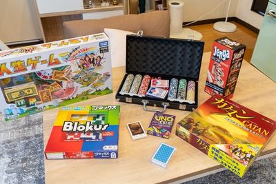 ボードゲームを各種取り揃えております - 朝日プラザ Bridal心斎橋_12の設備の写真