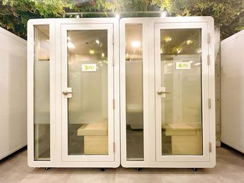 部屋の外観になります。完全防音個室になります。 - FEEEP東京八重洲（日本橋）店 FEEEP東京八重洲店｜定員 1名完全個室｜部屋番号5(PS)の室内の写真