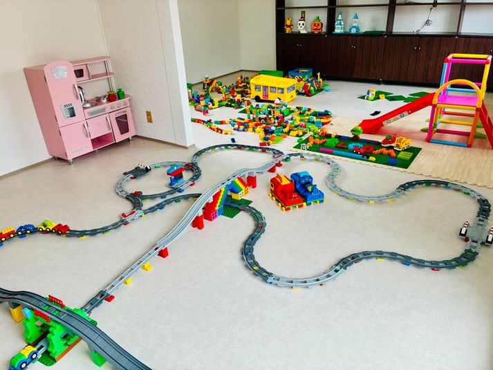 レゴデュプロで遊べるキッズスペース - かつうラボ