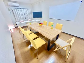 ＜オレンジスペース🍊仙台駅前＞【室内動画あり】パーティ用⭐️ナチュラルで落ち着くお部屋⭐️ｲﾝﾎﾞｲｽ対応⭐️全設備無料 - ＜オレンジスペース 仙台駅前＞