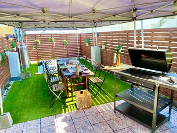 テラス席(夏) - ATLANTIS(アトランティス) パーティー＆レンタルスペースの室内の写真