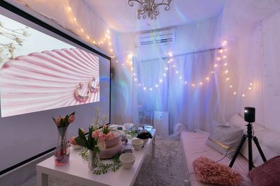 女性に人気のかわいいお部屋💛
デートや女子会最適✨ - ROYAL名古屋 ROYAL名古屋_09の室内の写真