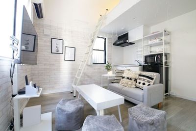 セカンドXi川崎パーティスペース ロフト付きホワイトパーティスペース_Bの室内の写真