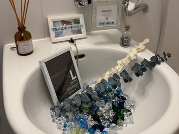 トイレ洗面台は使用不可★
【ディスプレイ済み】 - Cura salon (クーレサロン)の室内の写真