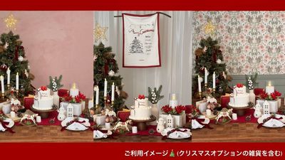 今だけ限定✨
クリスマスオプションもご用意🎄🎀
※有料オプションです - milk studio 飯田橋店 milk studio 飯田橋店（11名様〜）の室内の写真