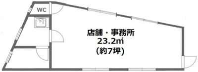 中区役所前201事務所 中区所前2階のコスパ抜群ルーム★彡の室内の写真