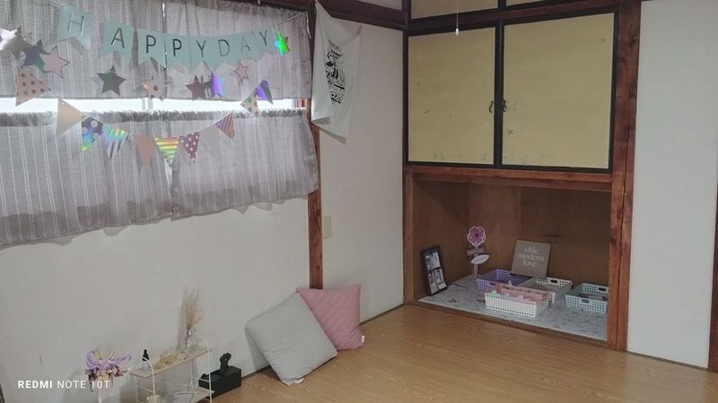 八幡一丁目バス停すぐ便利　アパート6畳二間 - 八幡一丁目バス停すぐ　グリーンハイム　アパート6畳二間