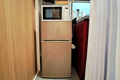 電子レンジ/冷蔵庫 - レンタルサロン【ChitChai新宿】 【ChitChai】タイ古式メインの貸切プライベートサロンの設備の写真