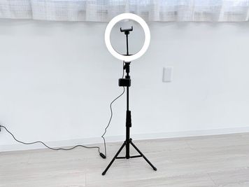 リングライト - レンタルスタジオ　otorina　高崎 安くて綺麗で駅から近いレンタルスタジオ！様々な用途で利用可能！の設備の写真