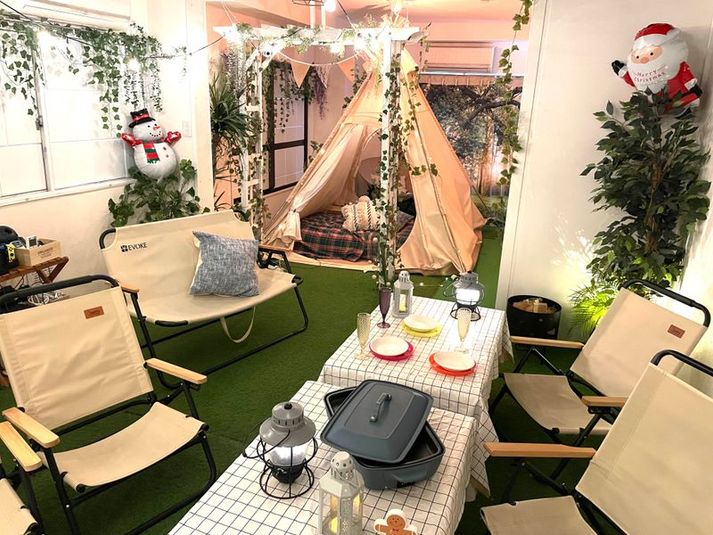 【きゃんスペ湯島】デート/おうちBBQ/たこパ/親睦会/歓送迎会 - 【湯島天神１分/不忍池徒歩６分】きゃんスペ湯島🎪