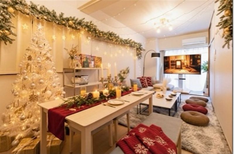 現在はクリスマス仕様ではありません。
12月初旬よりクリスマス装飾を設置予定です。
 - Relax one 伏見 Relax one伏見 🎄クリスマス🎀女子会🎂歓送迎会🤝の室内の写真