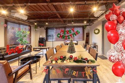 【ゴミ捨て無料】桜木町駅4分　広々50㎡・少人数から大人数までOK！100㌅特大スクリーン！2次会・打ち上げ・誕生会・撮影OK - 【横浜桜木町】駅近パーティールーム