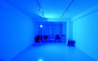 RGB調整可能なカラーLEDライトもあり - Y5 STUDIO／オクタボスタジオ代々木の室内の写真