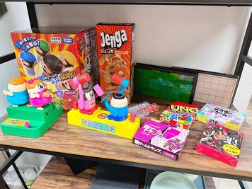 ゲーム類 - エムズ新宿御苑 懇親会もできる貸会議室　LUXE新宿(2026年1月以降予約用)の設備の写真