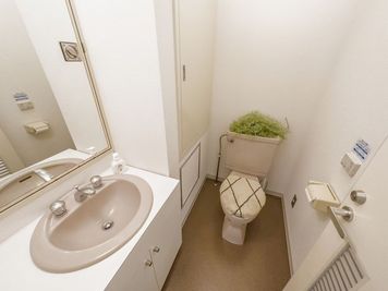 洗面所 - エムズ新宿御苑 懇親会もできる貸会議室　LUXE新宿(2026年1月以降予約用)の設備の写真