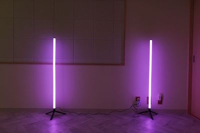 無料備品：LEDライト（カラフルな色合いに自由に変えられます） - Sunny Place サニープレイス錦糸町 サニープレイス錦糸町　ダンス・ヨガ・ピラティス等レンタルスタジオの設備の写真