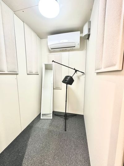 お一人様のご利用に便利な1.5畳のお部屋 - 音楽練習スタジオ　アルトポンテ 音楽練習スタジオ　アルトポンテ　Aスタジオの室内の写真