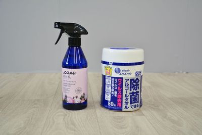 ウェットティッシュ・消臭スプレー - レンタルスタジオ栗東の設備の写真