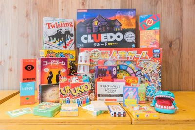 ボードゲームやカードゲームも充実！仲間と一緒に盛り上がれます。 - my time room 赤坂 my time room赤坂の室内の写真